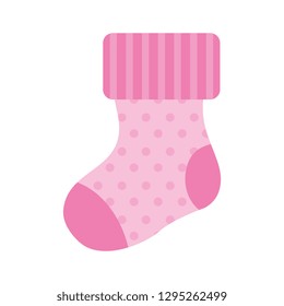 sock baby isolated icon