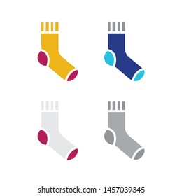 sock clipart sock drawing sock icon symbol isolated on white background vector illustration
