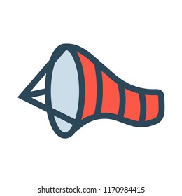 sock color line icon