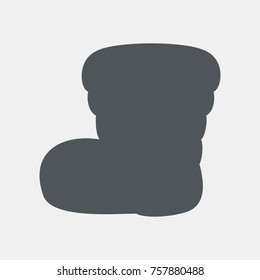 Sock decoration silhouette quality vector illustration cut