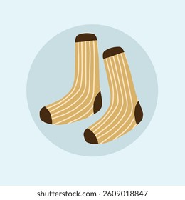 a sock design with many kinds of patterns and motifs