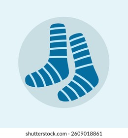 a sock design with many kinds of patterns and motifs