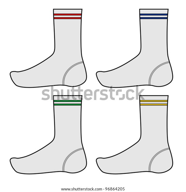 Sock Draw Stock Vector (Royalty Free) 96864205