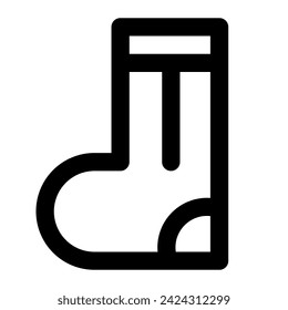 sock of education outline icon collections