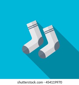 Sock flat icon illustration isolated vector sign symbol