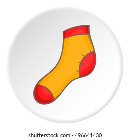 Sock icon. artoon illustration of sock icon vector icon for web