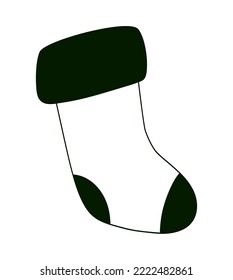 Sockensymbol-Design auf Weiß