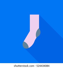 sock icon illustration isolated vector sign symbol flat 