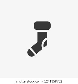 Sock icon isolated on background. Socks symbol modern, simple, vector, icon for website design, mobile app, ui. Vector Illustration