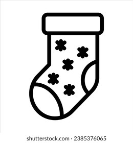 Sockensymbol mit isoliertem Vektorgrafik und transparentem Hintergrund