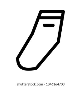 Sock icon or logo isolated sign symbol vector illustration - high quality black style vector icons
