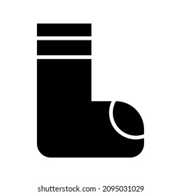 sock icon or logo isolated sign symbol vector illustration - high quality black style vector icons
