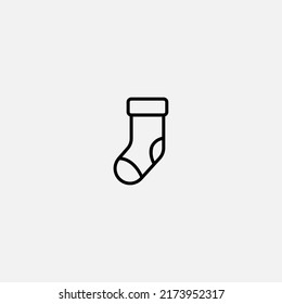 Sock icon sign vector,Symbol, logo illustration for web and mobile