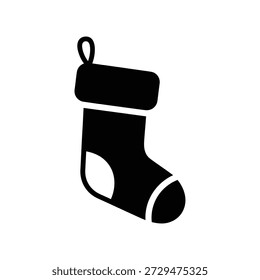 Socken-Symbol Silhouette, Vektorgrafik