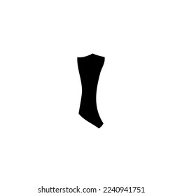 Sock icon. Simple style sock shop big sale poster background symbol. Sock brand logo design element. Sock t-shirt printing. Vector for sticker.