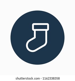 sock icon vector