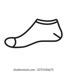 sock icon vector illustration logo design