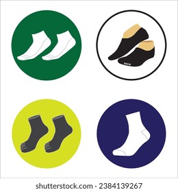 Sock icon vector illustration symbol design