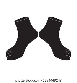Sock icon vector illustration symbol design