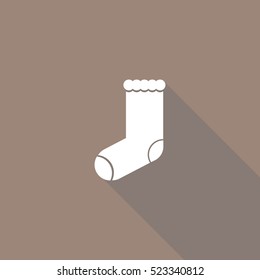 Sock Icon, Vector, New Year