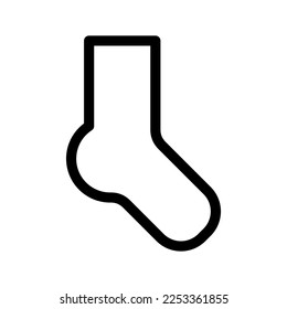 Sock Icon Vector Symbol Design Illustration
