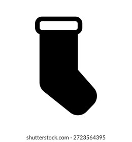 Ilustración de diseño de símbolo de Vector de icono de calcetín