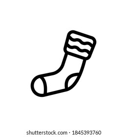 sock icon vector symbol template
