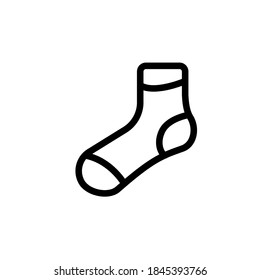 sock icon vector symbol template