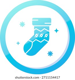 Sock Line vector Icon Design