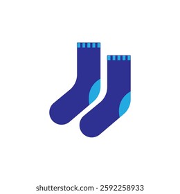 sock logo icon illustration flat