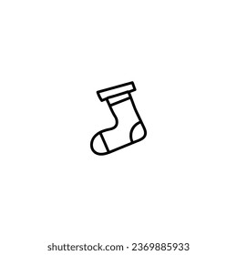 Sock Minimalist New Year Icon