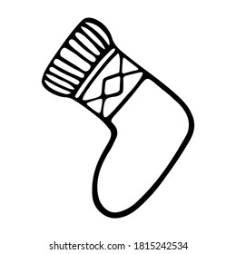 Acoplar con ornamento en tinta aislada sobre fondo blanco. Elemento decorativo de vector dibujado a mano en estilo doodle para postal, anuncio, banner, volante, logotipo