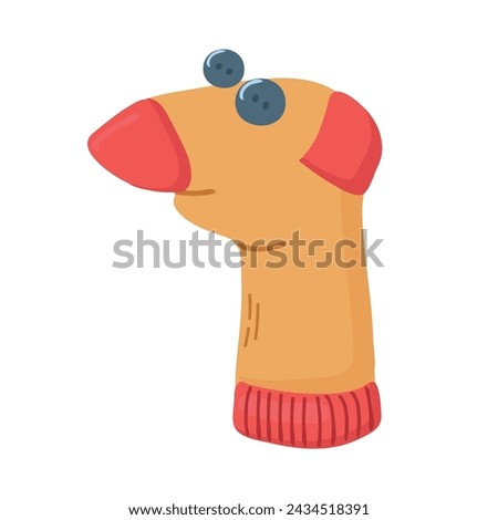 Sock puppet icon clipart avatar logotype isolated vector illustration