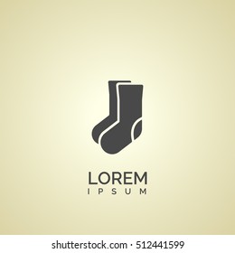 sock sign. icon design