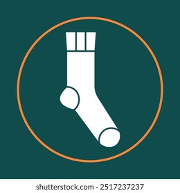Sock trendy icon royal abstract vector illustration colorful artwork lovely design.eps