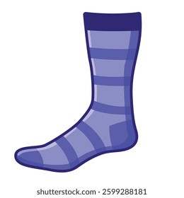 sock, vector sock, cartoon sock, 2D sock illustration