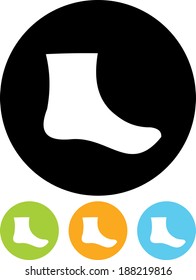 Sock vector icon