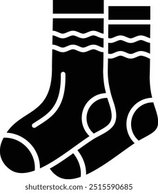 Sock Vector Icon Design Illustration