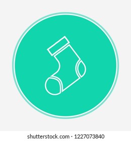 Sock vector icon sign symbol