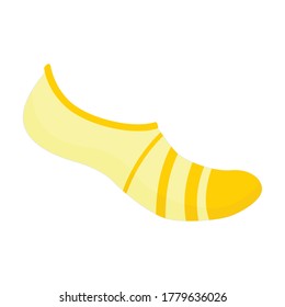 Sock vector icon.Cartoon vector icon isolated on white background sock.