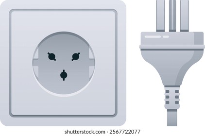 Socket appliance for charging supply