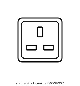 Colección de contorno de icono de zócalo o conjunto en blanco y negro