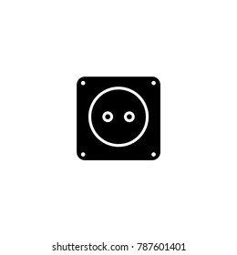 socket icon. sign design