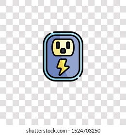 socket icon sign and symbol. socket color icon for website design and mobile app development. Simple Element from travel collection for mobile concept and web apps icon.