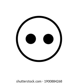Socket Icon in trendy line style.  simple design for graphics, logos, websites, social media, UI, mobile apps, EPS10
