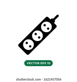socket icon vector concept design template
