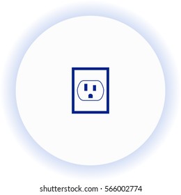 Socket  icon. Vector design. 