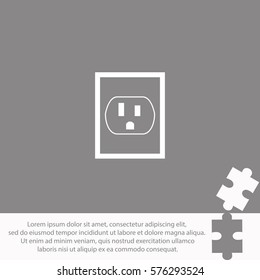 Socket  icon Vector design.
