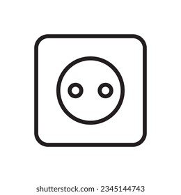 socket icon vector template illustration logo design