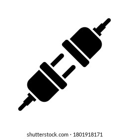 socket outlet plug in icon of glyph style vector illustration design